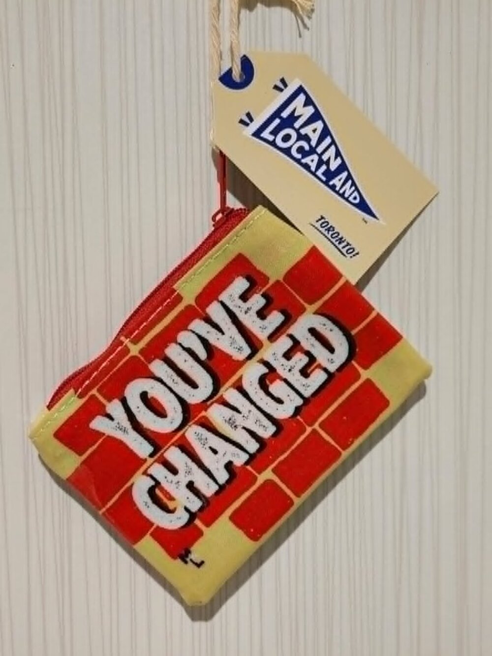 You've Changed Brick Wall Coin Purse